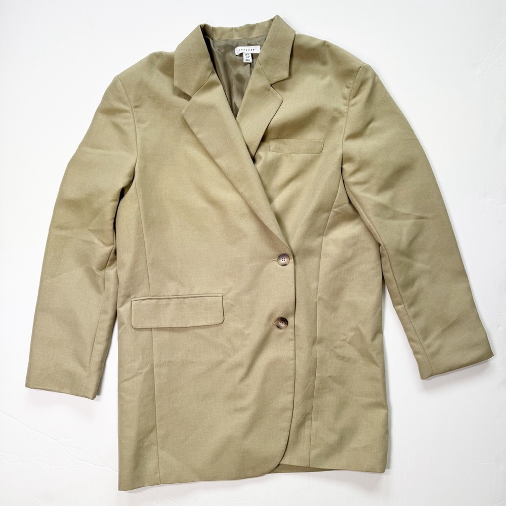 Topshop Oversized Tan‎ Blazer Size 6